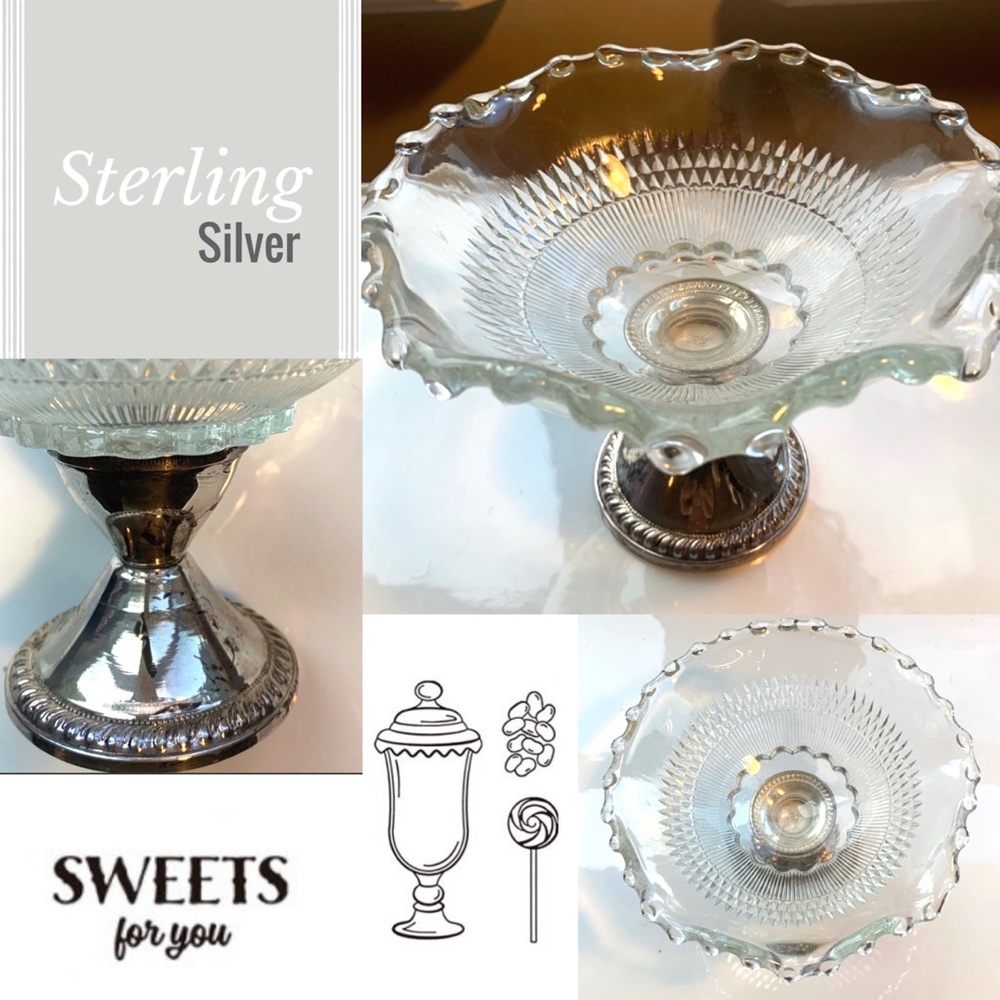 Sweet Vintage Sterling Candy Bowl 1950’s Duchin Creation